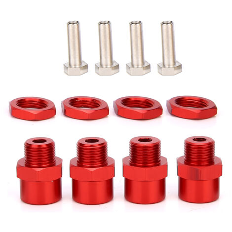 Adaptateur de conversion de moyeu de roue 12mm à 17mm pour voiture RC 1/10 Sakura D4 HSP 94123 (1/5)