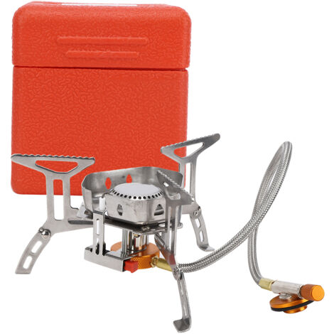 Réchaud de Camping Portable en Acier Inoxydable 304 Anti-Vent pour Randonnée (1/5)
