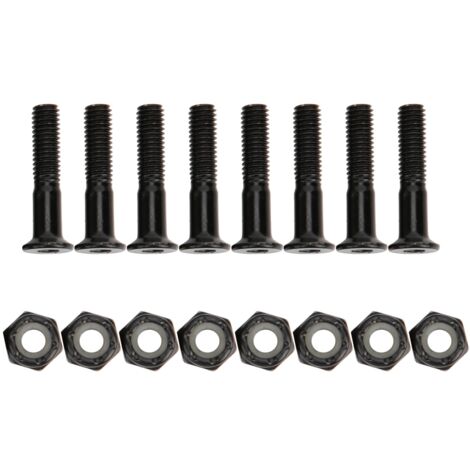 MS3301-8 Accessoire de Skateboard en Alliage d'Aluminium Professionnel et Durable avec Écrou Noir 25mm (1/5)