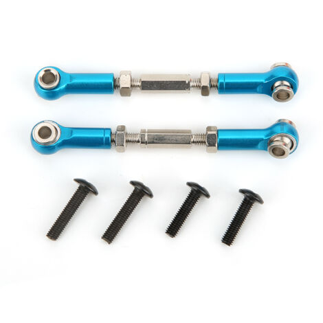 Bras de Suspension Supérieur Arrière pour WLtoys 1/14 144001, Pièce de Direction et Liaison RC Bleu 1289B (1/5)