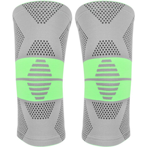 2 Pièces Genouillères de Sport en Nylon pour Fitness, Musculation et Protection Articulaire (1/5)