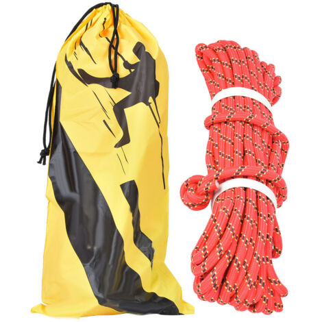 Corde d'escalade de secours 10m pour équipement de survie en montagne et randonnée (1/5)