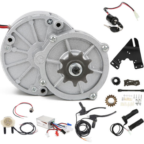 Kit de Conversion Vélo Électrique 14 Pièces, Moteur 24V 250W, Installation Facile pour Bicyclette (1/5)