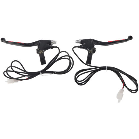 2 pièces Levier de Frein Vélo Électrique en Aluminium pour Scooters et Vélos
