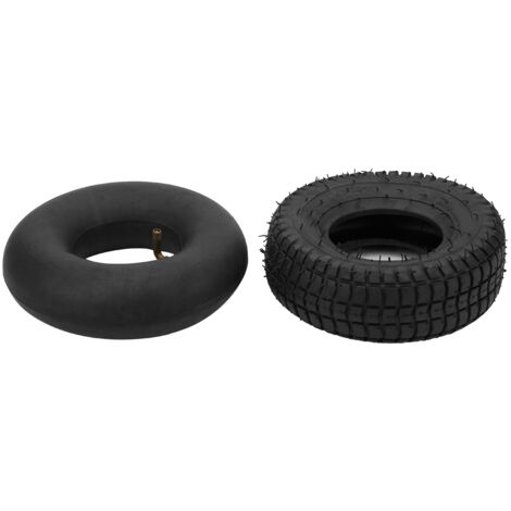 Pneu extérieur robuste noir 9x3.50-4 avec chambre à air pour trottinette électrique