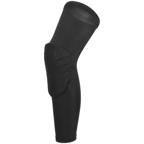 Genouillère de Basketball Sportive Cellulaire Ultra-Fine Respirante Antichoc Élastique pour Adultes et Enfants Noir XXL (1/5)