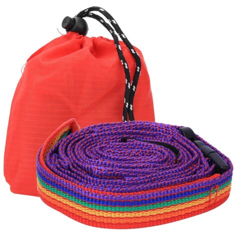 Corde à linge colorée extérieure avec sac de rangement pour équipement de camping (1/5)