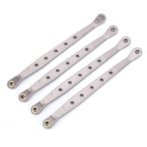 Bras de Suspension en Alliage d'Aluminium pour RC Crawler Axial 90018 1/10 - Accessoire Voiture Télécommandée Couleur Titane (1/5)
