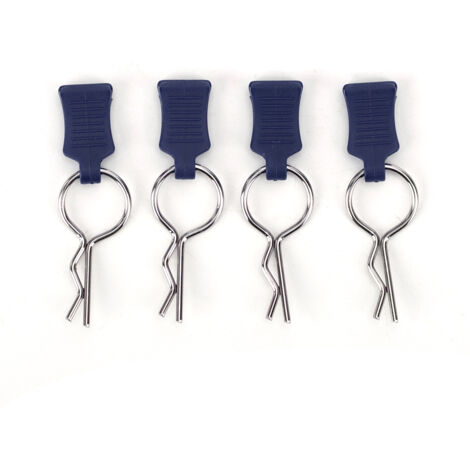 Ensemble de supports et attaches pour carrosserie de voiture RC 1/5 1/8, pièces de fixation compatibles Traxxas (bleu foncé) (1/5)