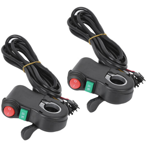 2PCS Interrupteur Guidon Vélo Électrique Multifonction avec Affichage Temps Réel et Efficacité 98% (1/5)