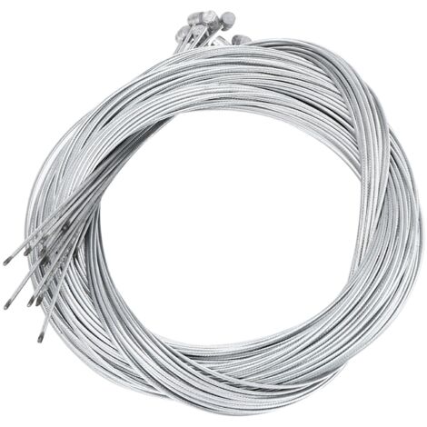 20 pièces câble de frein métallique 2,5 m pour vélo électrique, accessoire vélo avec âme en acier 1,6 mm (1/5)