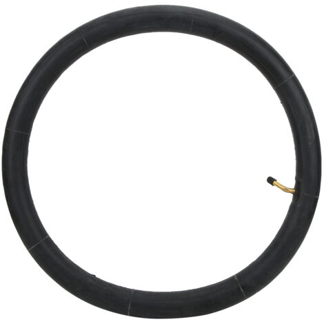 Chambre à air en caoutchouc butyle pour vélo électrique, valve métallique coudée, accessoire VAE (18x2.125) (1/5)