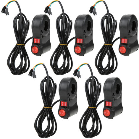 5PCS Commutateur Guidon Affichage Tension Vélo Électrique Haute Basse Vitesse Automatique (1/5)
