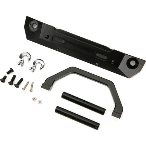 Pare-chocs avant en alliage d'aluminium RC pour camion monstre RGT 1/10 EX86100 - Barre anti-collision noire (1/5)
