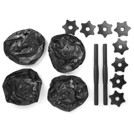 Haltères Remplis d'Eau 8-10kg, Équipement Fitness Portable pour Femme, Musculation Bras et Yoga à Domicile (1/5)