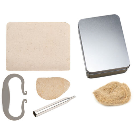 Briquet Silex Acier Haute Teneur en Carbone pour Allumage Feu Outils Survie Plein Air (1/5)