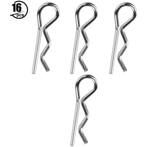 16 pièces attaches en forme de R pour carrosserie, compatibles modèles HS 18301 18302 18311 18312, voiture RC 1/18 (1/5)
