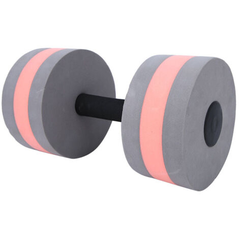 Dumbbell flottant en mousse ronde pour fitness aquatique écologique (gris-rouge) (1/5)