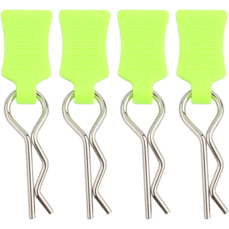Ensemble de supports de fixation pour carrosserie de voiture RC 1/8 1/10 1/12, accessoire de rechange (Jaune Vert) (1/5)
