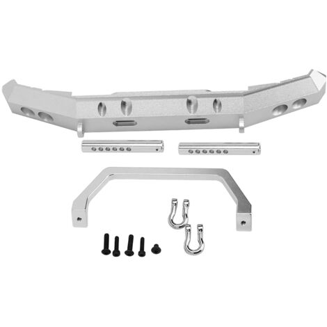 Pare-chocs avant en alliage d'aluminium pour RGT 1/10 Truck Overland Rock Cruiser EX86100 - Accessoires de rechange et amélioration (Argent B R86025S) (1/5)