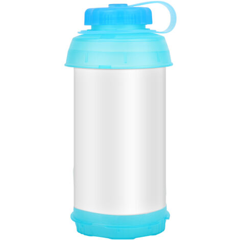 Bouteille d'eau en silicone portable, 750ml, grande capacité, pliable pour randonnée et course (1/5)