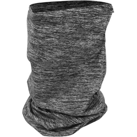 Masque facial anti-UV en soie glacée pour cyclisme, sport outdoor - Gris chanvre (1/5)