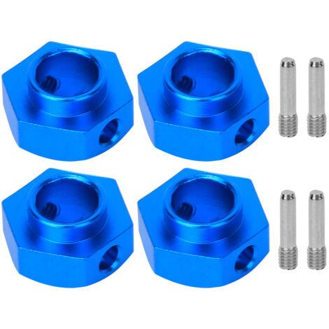 Adaptateur de moyeu hexagonaux 12mm en métal pour pièces détachées Traxxas trx-4, RC Crawler, 8269B Bleu (1/5)