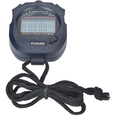 Chronomètre électronique sportif ABS PC3830A avec compte à rebours pour athlétisme et course (précision 0.01s) (1/5)