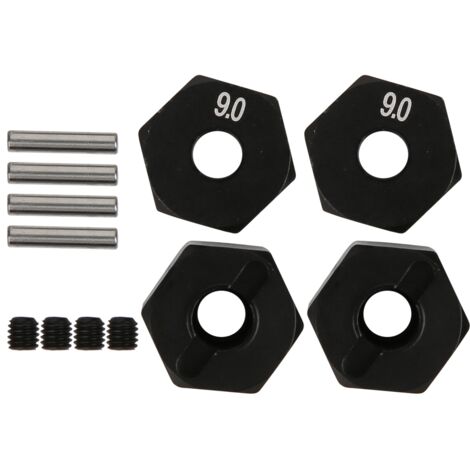 Pièce de rechange hexagonale pour moyeu compatible SCX10 90046 90047 RR10, crawler RC 9.0mm (1/5)