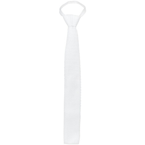 Cravate en coton blanc pour équitation - Accessoire unisex pour cavaliers (1/5)