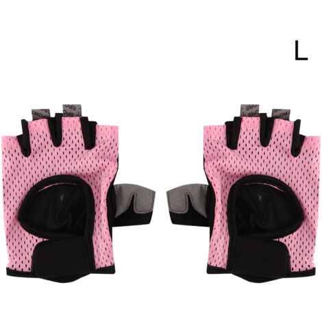 Gants mi-pouce Fitness Respirants Anti-dérapants pour Entraînement Sportif (Taille L) (1/5)