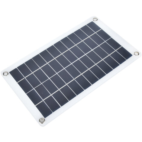 Panneau Solaire 7.5W 12V Portable Monocristallin pour Alimentation Extérieure (1/5)