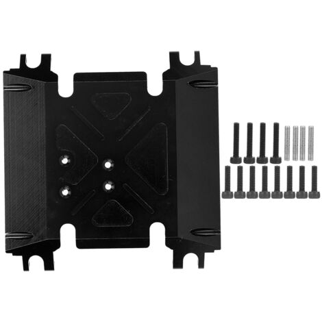 Plaque de protection de boîte de vitesses pour AXIAL WRAITH 90018 90048, voiture RC 1/10, accessoire noir (1/5)