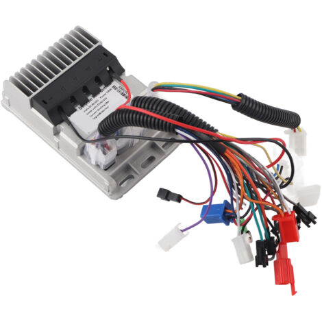 Contrôleur universel 500W pour scooter électrique 48V-60V sans balais, coque en aluminium, avec alarme et fonction de croisière, accessoire vélo (1/5)