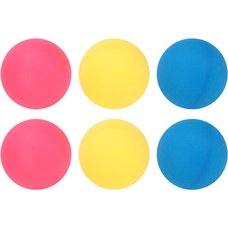 6 pièces Balles de Ping Pong 3 Étoiles ABS pour Entraînement et Matchs de Tennis de Table (1/5)