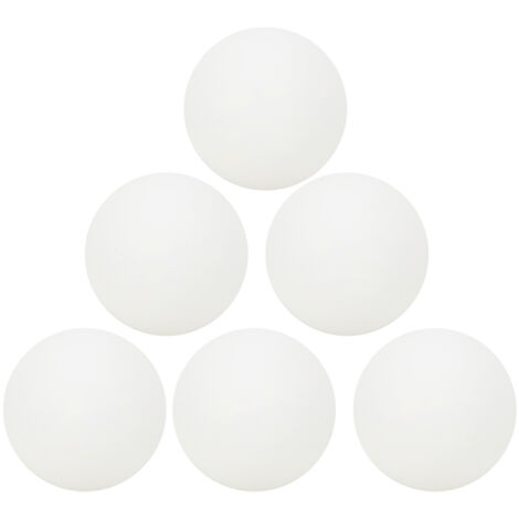 6 Balles de Ping Pong 3 Étoiles ABS - Boîte Blanche - Idéales pour l'Entraînement et les Matchs