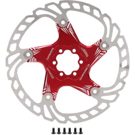 Plaquettes de frein à disque métalliques 203mm pour VTT, 5 trous, haute qualité (1/5)