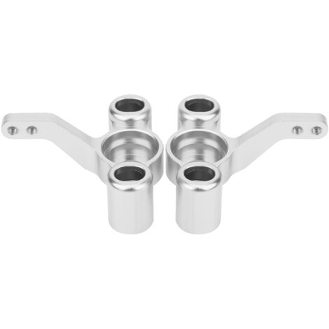 Pivot de Direction en Alliage d'Aluminium 122011(02165) Compatible HSP 1/10 Voiture RC 94122 94188 Argenté (1/5)