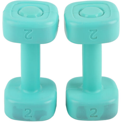 1 Paire d'Haltères Fitness Femme Remplissage Maison Yoga Entraînement Enfant Vert Gazon (1/5)