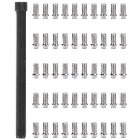 50 Vis en Acier Inoxydable M3 pour Jantes de Voiture RC 1/10 - 50 Pièces (1/5)