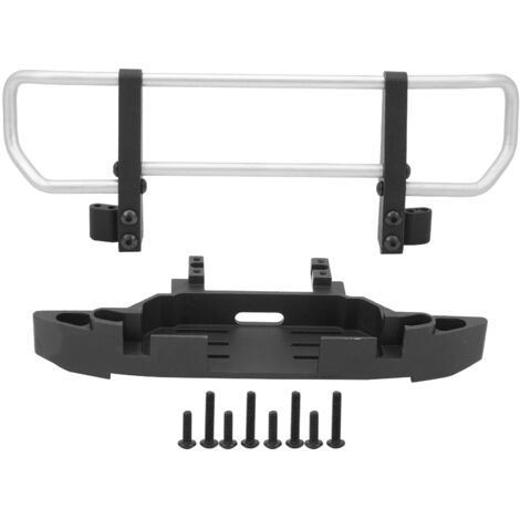 Pare-chocs avant métal et socle pour TRX4 TRX6 1/10 RC Crawler, accessoires voiture RC (argenté) (1/5)