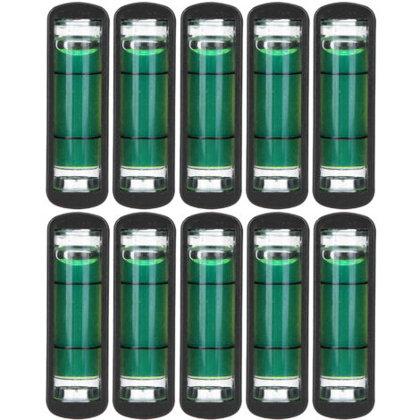 10 Pièces Support Niveau Miniature en Plastique, Réglage de Précision pour Trépied Caméra Horizontal (1/5)