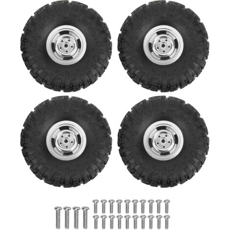Pneu en caoutchouc de rechange pour MN90 91 99 99S, pièce upgrade pour voiture RC 1/12 et crawler, accessoire argenté (1/5)