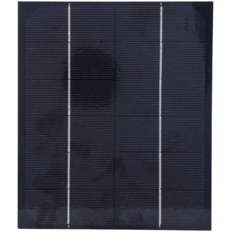 Panneau Solaire 6W 6V Monocristallin pour Chargeur de Batterie DIY Alimentation Extérieure