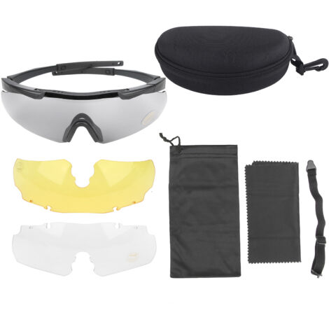 Lunettes de Tir Professionnelles Extérieures avec Verres de Rechange (1/5)