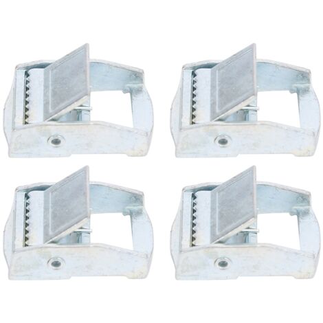 4 Pièces de Fermoirs en Alliage de Zinc pour Sangles de Chargement Lourd, Tendeur à Cliquet Fixe (25mm) (1/5)