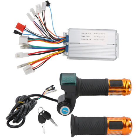 Contrôleur Universel Brushless 36V 48V 350W avec Poignée d'Accélérateur à Verrouillage Numérique (1/5)