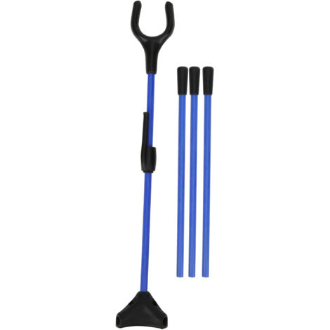 Support pour Arc Recurve Pliable, Porte Arc Droit pour Tir à l'Arc, Chasse et Sports Extérieurs Bleu (1/5)