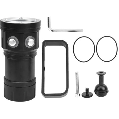 Lampe de plongée LED professionnelle portable, étanche, éclairage sous-marin pour exploration (1/5)