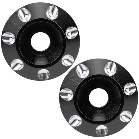 2 pièces Joint Aileron Arrière Renforcé, Protection Universelle pour 1/10 Voiture de Course Tout-Terrain (Noir) (1/5)